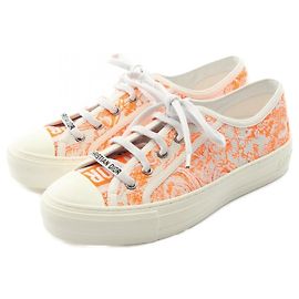 WALK'N'DIOR Leinensneaker von Dior Weiß Orange