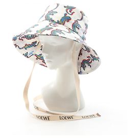 Sombrero de algodón Paula’s Ibiza de Loewe Blanco Otro
