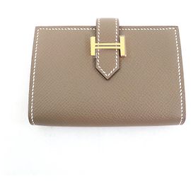 Epsom Bearn Kartenetui von Hermès Grau
