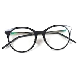 Yves Saint Laurent Sac Boston en verre Saint Laurent Paris Noir Argenté