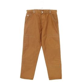Pantalones de algodón Moleskin Prada Castaño