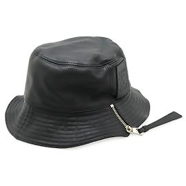 Cappello da pescatore Loewe in pelle Nero