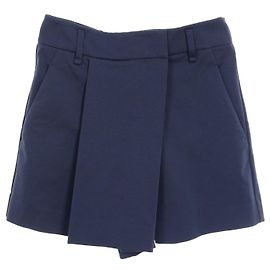 Jil Sander Rayon Nylon Polyurethane Pants Blue Navy blue