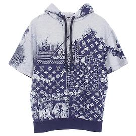Sudadera de algodón Monogram Louis Vuitton Azul