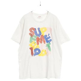 Camiseta de algodón Supreme Balloons Blanco Multicolor