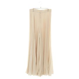 Max Mara Polyester Pants Beige