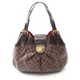 Louis Vuitton Sistina GM Damier Coated Canvas Handbag Brown