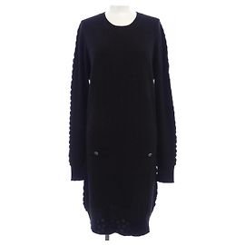 Chanel Kaschmirkleid Schwarz