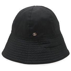 Gucci GG Marmont Polyester Bucket Hat Black