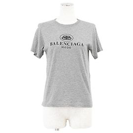 Camiseta Balenciaga Camiseta de algodão Marrom