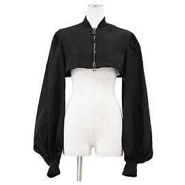 Giacca Bomber in Seta Christian Dior Nero