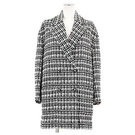 Giacca Lunga in Tweed Chanel P78886 Nero Bianco