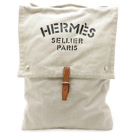 Borsa Hermès Aline Toilè Chevron Beige Altro