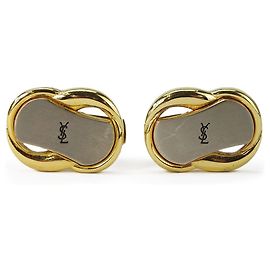 Gemelos de metal Yves Saint Laurent Dorado