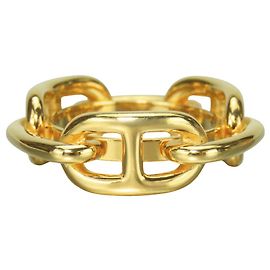 Hermès Anello per Sciarpa Chaine d'Ancre Hermes D'oro