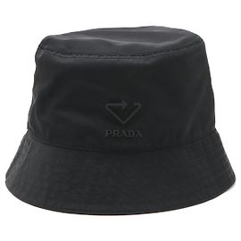 Prada Re Nylon Bucket Hat Black