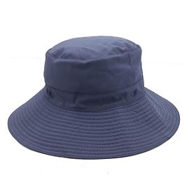Hermès Hermes Embroidered H Logo Bucket Hat Blue Navy blue