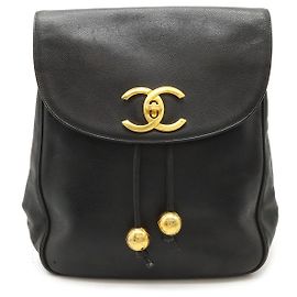 Chanel Kaviarleder Rucksack Schwarz