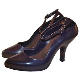 Escarpins Melissa Violet en Caoutchouc Taille 38 Violet foncé