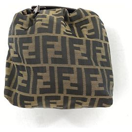 Fendi Zucca Vanity Tasche Braun