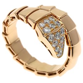 Bulgari Bvlgari Serpenti Viper Diamond XXL Ring in 18K Pink Gold Other