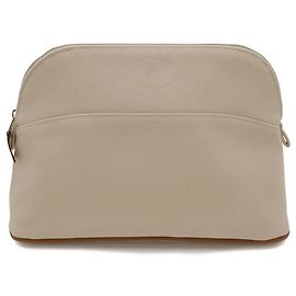 Hermès Bolide Pouch 25 Tasche in Beige Beige