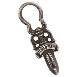 Pendente Charm Dagger Chrome Hearts in Argento Ag925 Auth 171134SM Argento