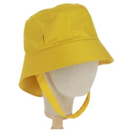 PRADA Hat Nylon Yellow Auth 172043M Yellow