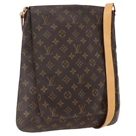 LOUIS VUITTON Bolsa de Hombro Monogram Musette M51256 LV Auth ka2275 Monograma