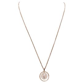 Colar Messika, "Lucky Move", ouro rosa e diamantes. Outro