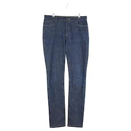 Louis Vuitton Jeans rectos de algodón azul Azul