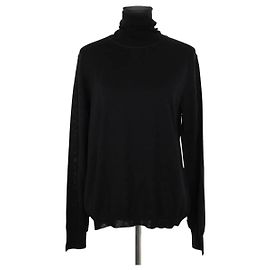 Maison Martin Margiela Schwarzer Wollpullover Schwarz