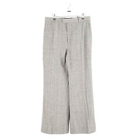 Bottega Veneta Graue weite Hose Grau