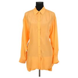 Nina Ricci Camicia di seta arancione Arancione