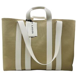 Borsa tote East West Ballade beige di Lanvin Beige