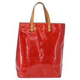 Sac à main Reade Monogram Vernis PM de Louis Vuitton Rouge