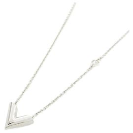 Collar Esencial V Louis Vuitton Plata
