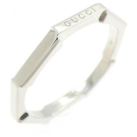 Gucci Mirror Ring in White Gold Other