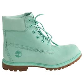 Timberland Grüne Leder Schnürstiefel Grün