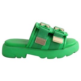 Bottega Veneta Sandales vertes Vert