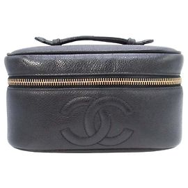 Sac Vanity en Cuir Caviar Chanel Noir