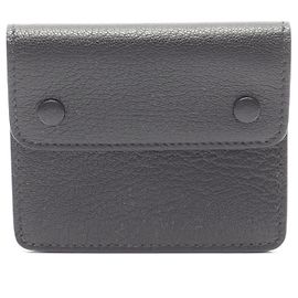 Maison Martin Margiela Maison Margiela Snap Button Wallet Leather Wallet Black