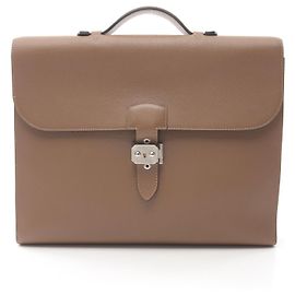 Sac à Dépêches Evercolor d'Hermès Marron