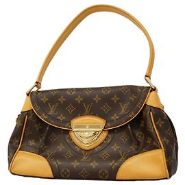 Sac à main Beverly MM Monogram Louis Vuitton Marron