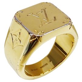Anello Signet Monogram da Uomo Louis Vuitton D'oro