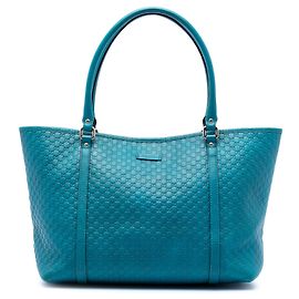 Gucci Blaue Microguccissima Joy Tote Blau Andere