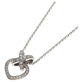 Collar de Diamante Corazón Lien de Chaumet Dorado