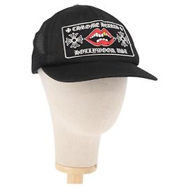 Cappellino Trucker Chrome Hearts CH Plus Matty Boy Patch Nero