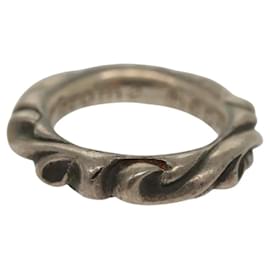 Anel Scroll da Chrome Hearts Prata