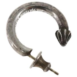 Pendiente de aro Chrome Hearts Plata